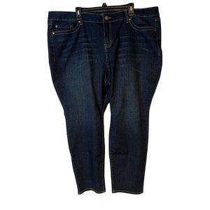 TORRID Jeans 548685 Skinny Mid Rise Blue Stretch